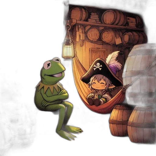 hat, mask, creature, concept art transparent PNG cut-out