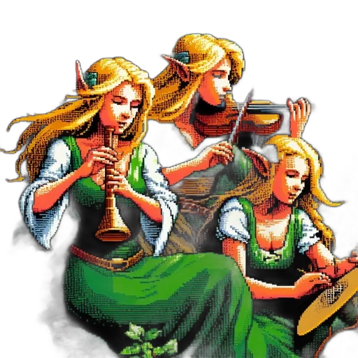 staff, pixel art, fantasy art, oil painting transparent PNG cut-out