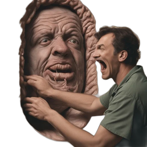 face, mask, creature, animal transparent PNG cut-out