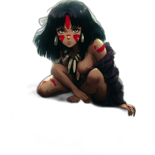mask, creature, staff, animal transparent PNG cut-out