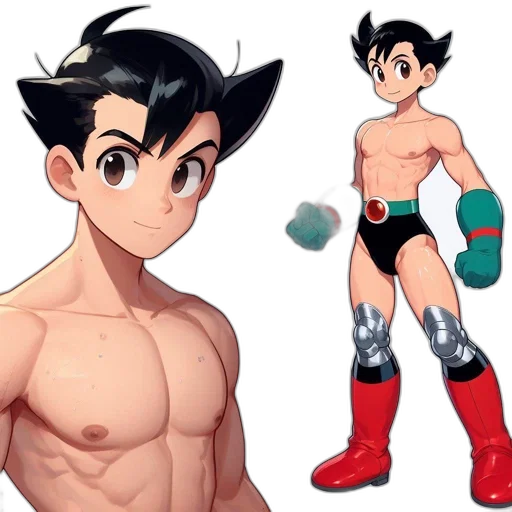 concept art, anime, cartoon, 3d render transparent PNG cut-out
