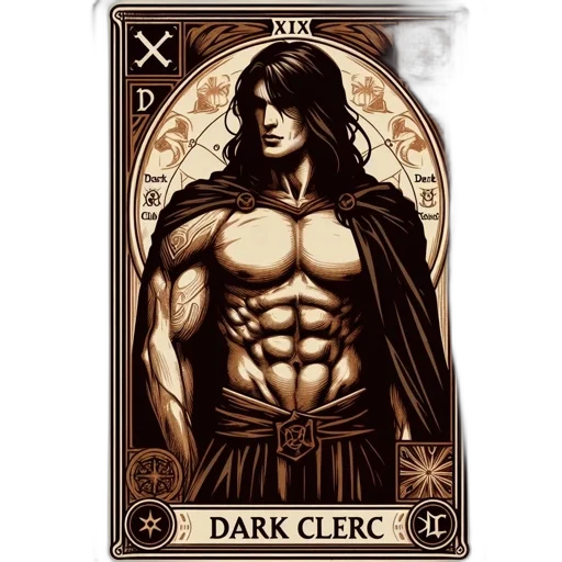 fantasy art, comic book art, concept art, dark transparent PNG cut-out