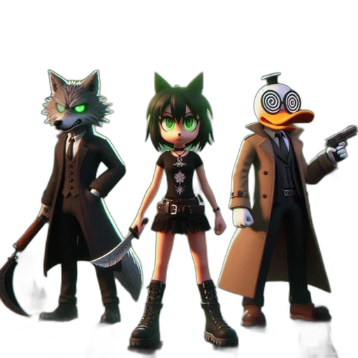 staff, mask, concept art, 3d render transparent PNG cut-out