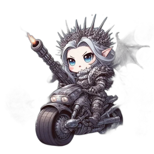 dragon, weapon, creature, robot transparent PNG cut-out