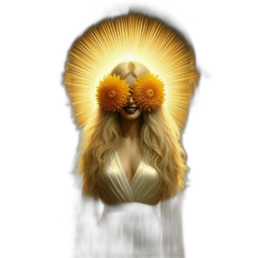 hair, crown, flower, mask transparent PNG cut-out
