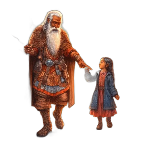 concept art, fantasy art, 3d render, watercolor transparent PNG cut-out