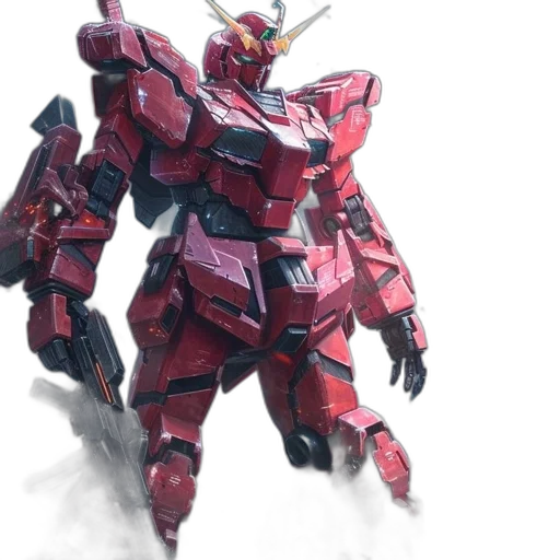 robot, weapon, concept art, 3d render transparent PNG cut-out