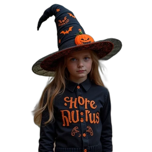 hat, dress, staff, witches transparent PNG cut-out