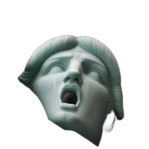 face, mask, crown, creature transparent PNG cut-out