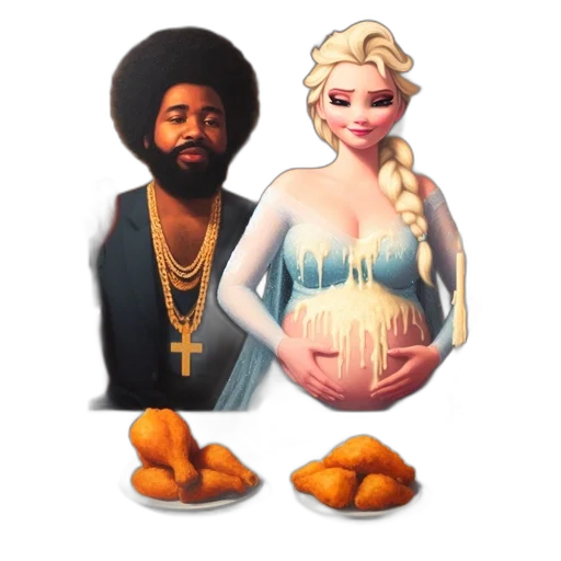 food, crown, concept art, pixel art transparent PNG cut-out