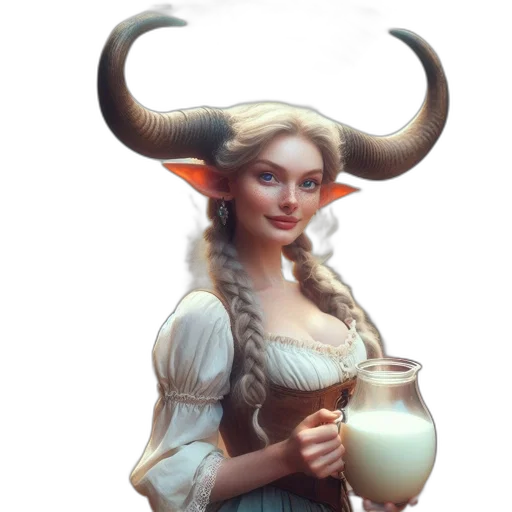dragon, staff, face, dress transparent PNG cut-out