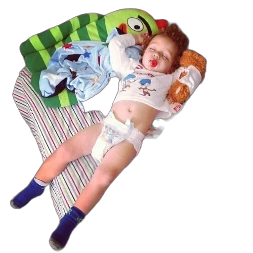 3d render, photorealistic, baby, diaper transparent PNG cut-out