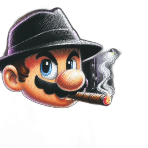 hat, weapon, mask, face transparent PNG cut-out