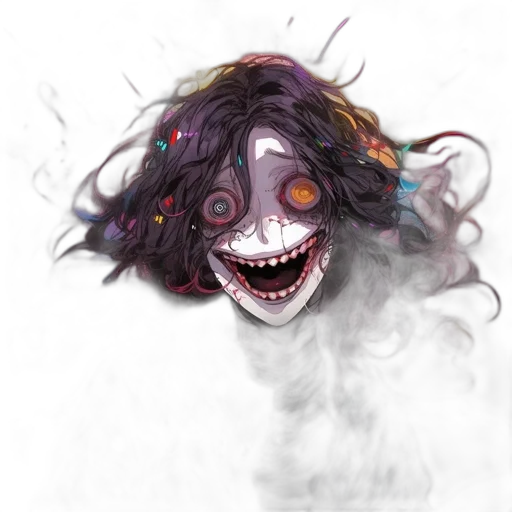 mask, creature, face, hair transparent PNG cut-out
