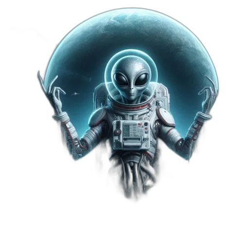 robot, staff, creature, mask transparent PNG cut-out