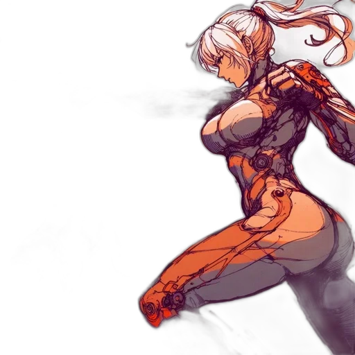 dress, robot, weapon, sword transparent PNG cut-out
