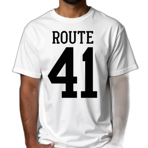 3d render, route, shirt, white transparent PNG cut-out