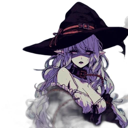hat, staff, mask, dress transparent PNG cut-out