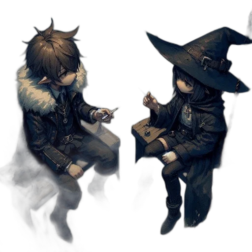 staff, jacket, concept art, fantasy art transparent PNG cut-out