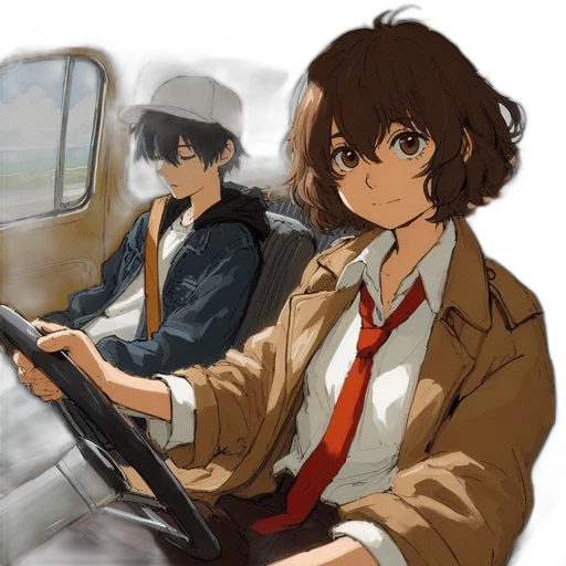 car, jacket, anime, concept art transparent PNG cut-out
