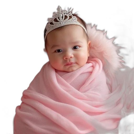 crown, creature, photorealistic, princess transparent PNG cut-out