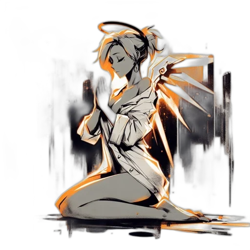 weapon, concept art, comic book art, anime transparent PNG cut-out