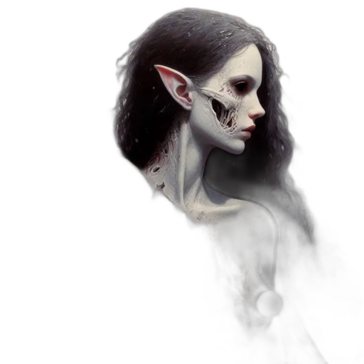 mask, face, creature, staff transparent PNG cut-out