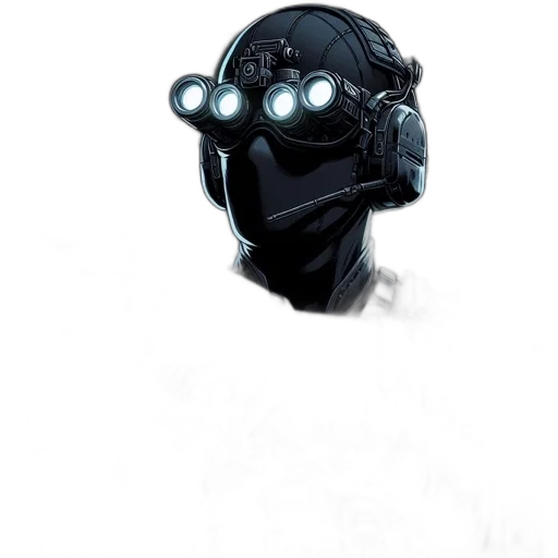 mask, robot, face, creature transparent PNG cut-out