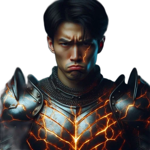 face, dragon, crown, staff transparent PNG cut-out
