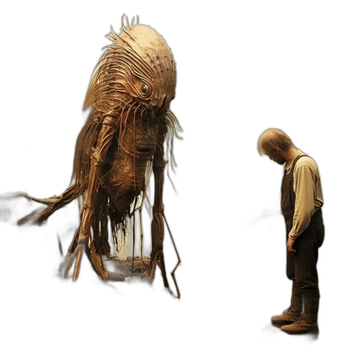 creature, hair, animal, mask transparent PNG cut-out