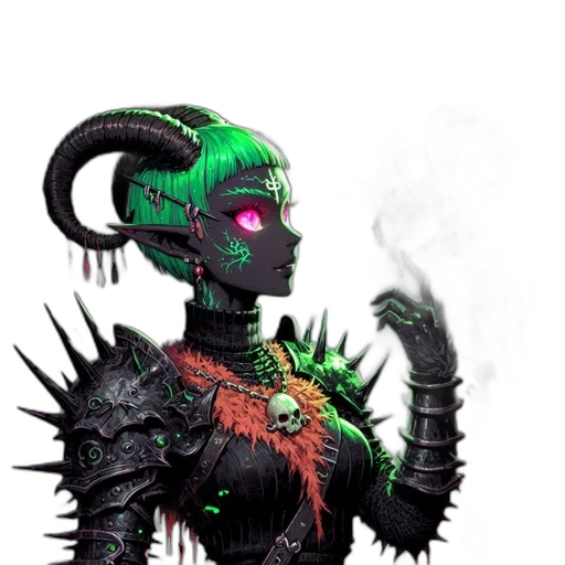 robot, staff, dragon, creature transparent PNG cut-out