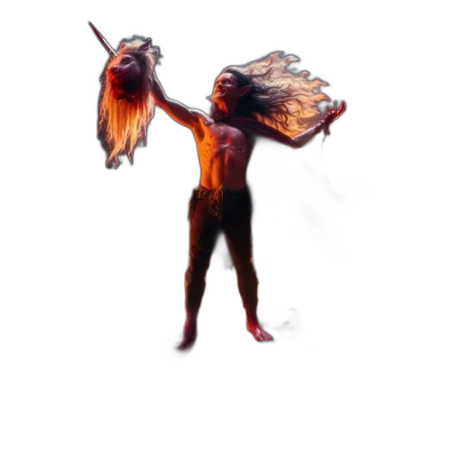 hair, creature, dragon, animal transparent PNG cut-out