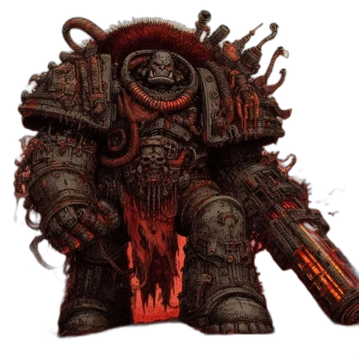 robot, creature, weapon, staff transparent PNG cut-out