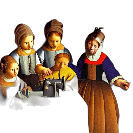 jewelry, staff, oil painting, 3d render transparent PNG cut-out
