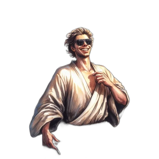 staff, vaporwave, pixel art, concept art transparent PNG cut-out