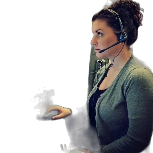 staff, concept art, woman, wearing transparent PNG cut-out