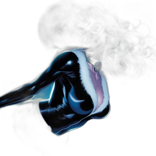 mask, hair, concept art, photorealistic transparent PNG cut-out