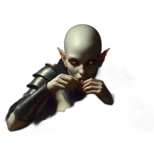face, creature, mask, staff transparent PNG cut-out