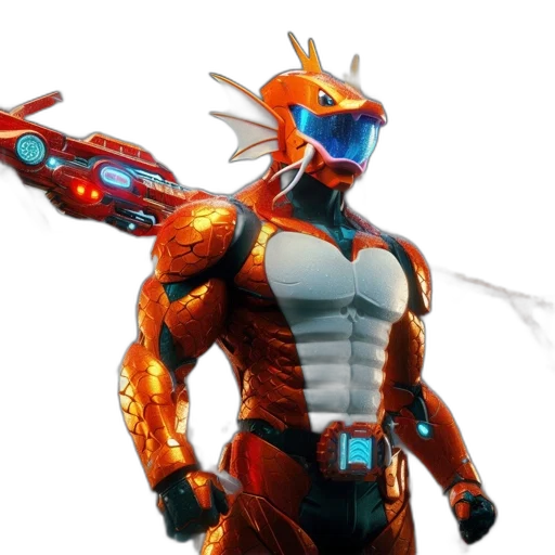 robot, mask, weapon, concept art transparent PNG cut-out