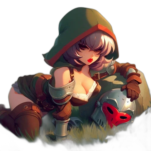weapon, hat, mask, creature transparent PNG cut-out