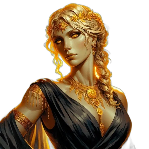 dress, jewelry, crown, fantasy art transparent PNG cut-out