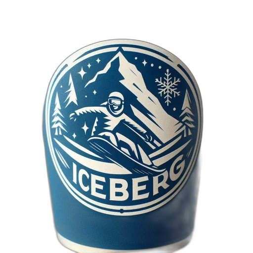 bottle, snow, image, blue transparent PNG cut-out
