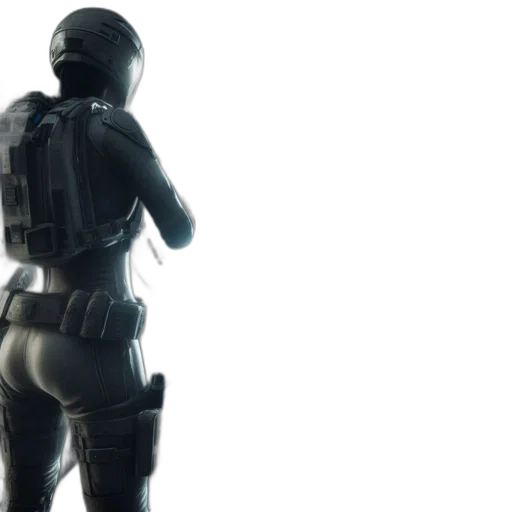 robot, weapon, 3d render, concept art transparent PNG cut-out