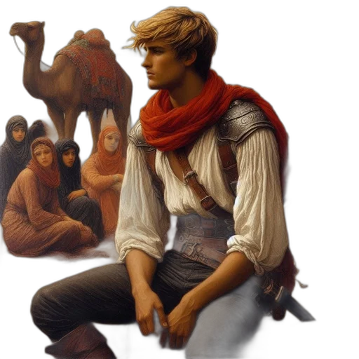 concept art, fantasy art, oil painting, photorealistic transparent PNG cut-out