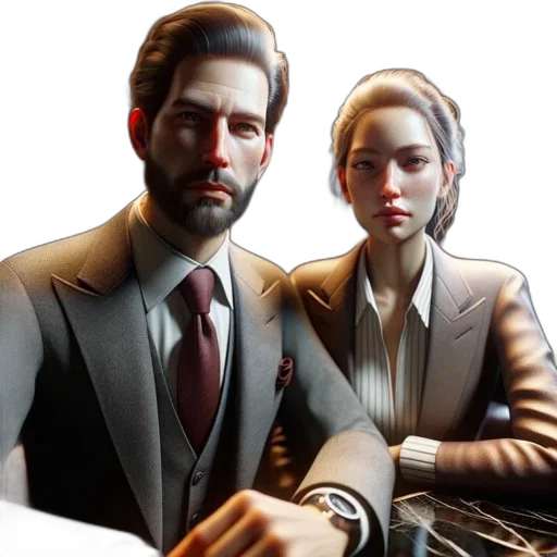 jacket, staff, face, concept art transparent PNG cut-out