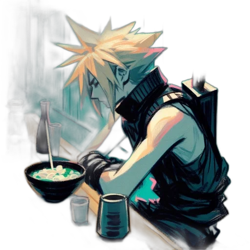food, staff, pixel art, concept art transparent PNG cut-out