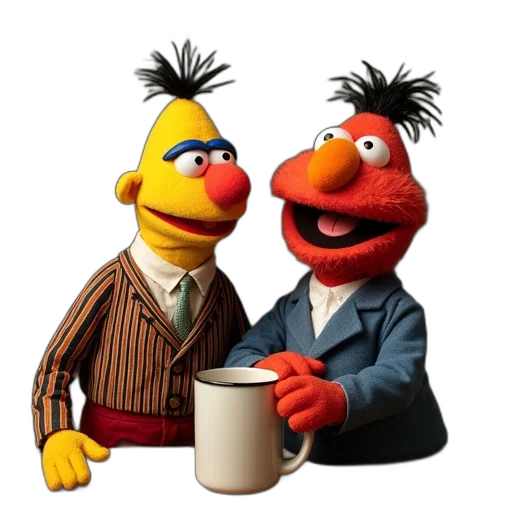 food, concept art, muppet, bert transparent PNG cut-out