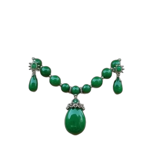 jewelry, crown, green, jade transparent PNG cut-out