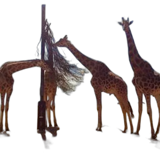 animal, creature, staff, 3d render transparent PNG cut-out