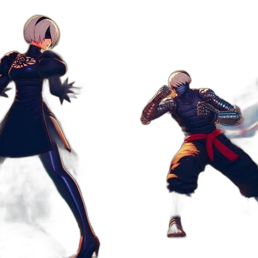 concept art, anime, 3d render, fantasy art transparent PNG cut-out